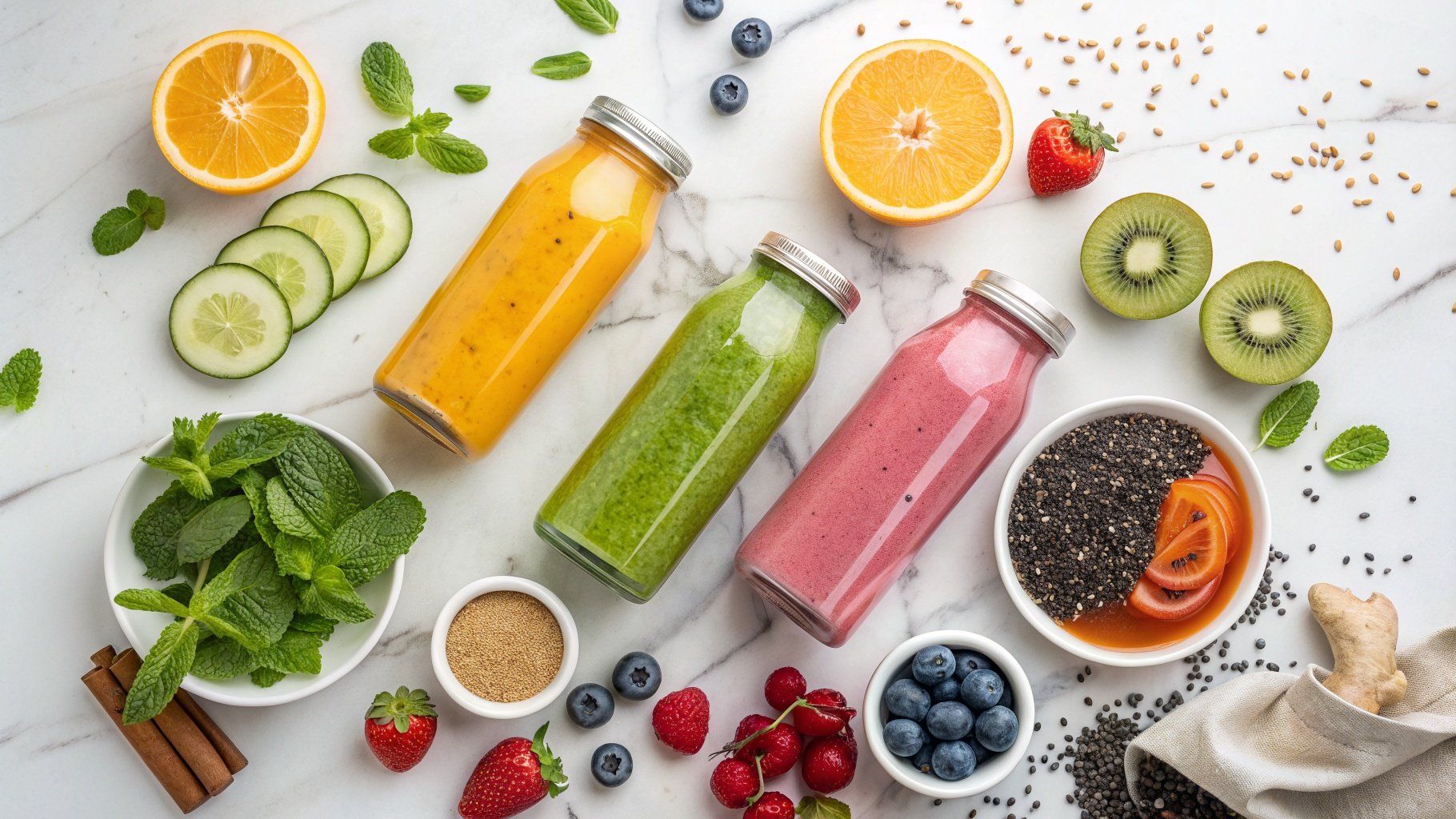 Chás Detox e Ingredientes Naturais do Protocolo